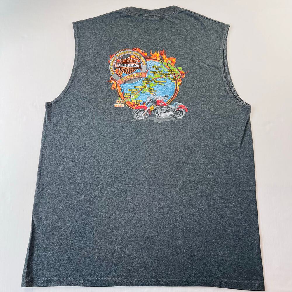 Harley Davidson Men’s Size Medium Key West Florida Sleeveless Shirt Tank